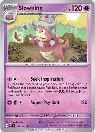 Slowking 58 - [SV07 Stellar Crown]
