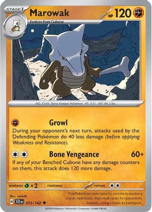 Marowak 73 - [SV07 Stellar Crown]