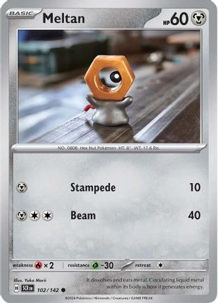 Meltan - 102/142 102 - [SV07 Stellar Crown]
