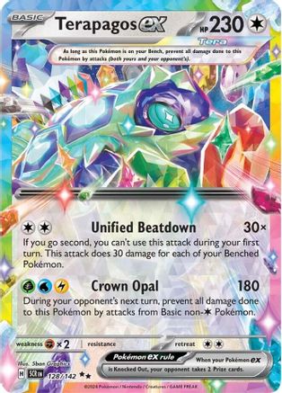 Terapagos ex - 128/142 128 - [SV07 Stellar Crown] Holofoil