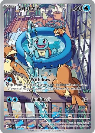 Squirtle 148 - [SV07 Stellar Crown] Holofoil