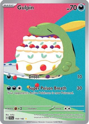 Gulpin - 154/142 154 - [SV07 Stellar Crown] Holofoil