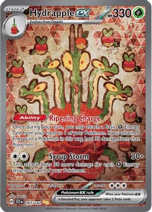 Hydrapple ex - 167/142 167 - [SV07 Stellar Crown] Holofoil