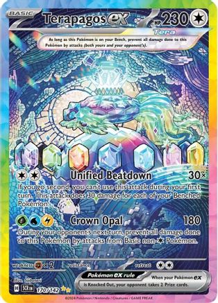 Terapagos ex - 170/142 170 - [SV07 Stellar Crown] Holofoil