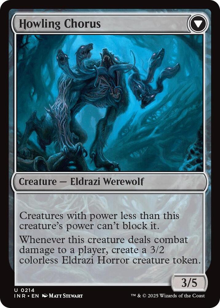 Shrill Howler // Howling Chorus (INR-214) [Innistrad Remastered]
