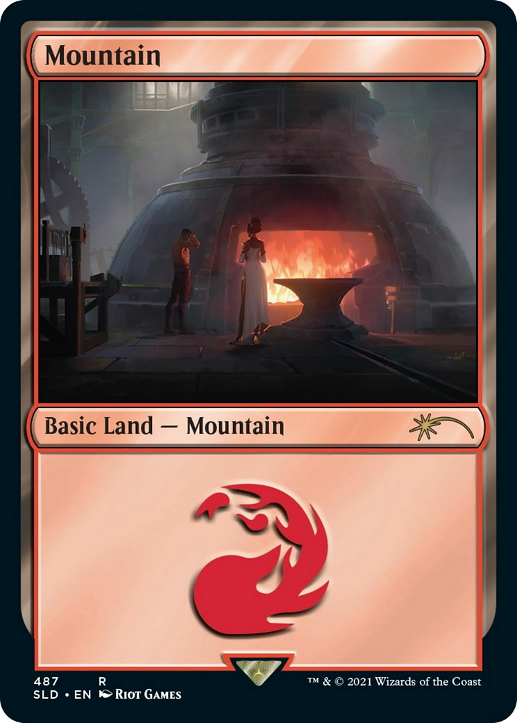 Mountain (SLD-487) [Secret Lair Drop] Foil