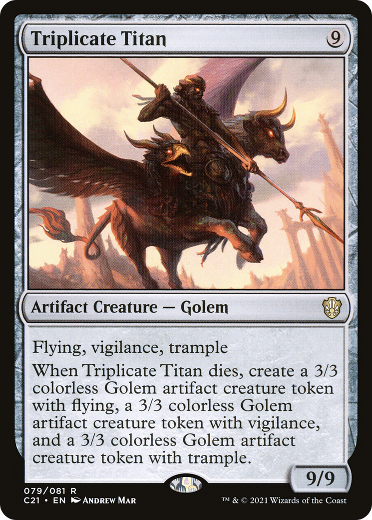 Triplicate Titan (C21-079) [Commander 2021]