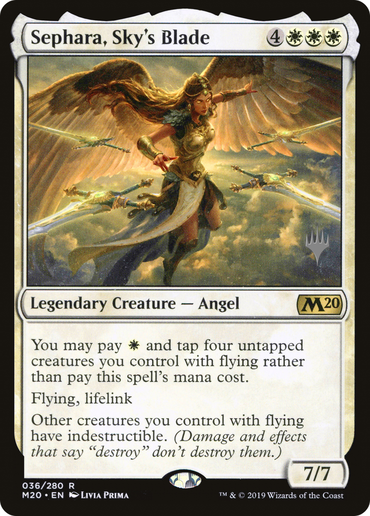 Sephara, Sky's Blade (PPM20-36P) [Promo Pack: Core Set 2020 Promos]