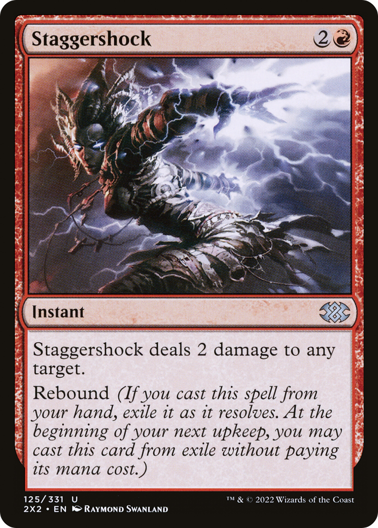 Staggershock (2X2-125) [Double Masters 2022] Foil