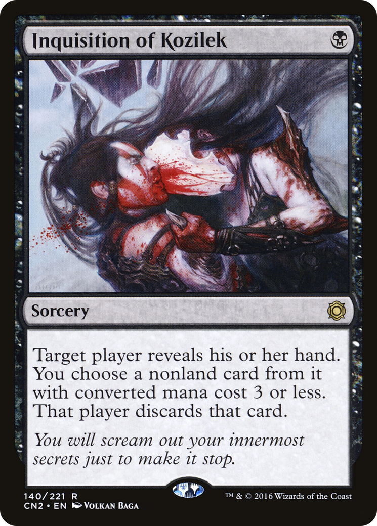 Inquisition of Kozilek (CN2-140) [Conspiracy: Take the Crown] Foil