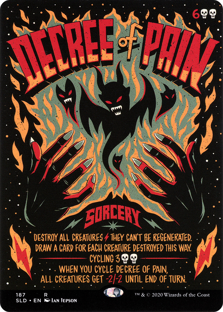 Decree of Pain (SLD-187) [Secret Lair Drop] (Borderless)