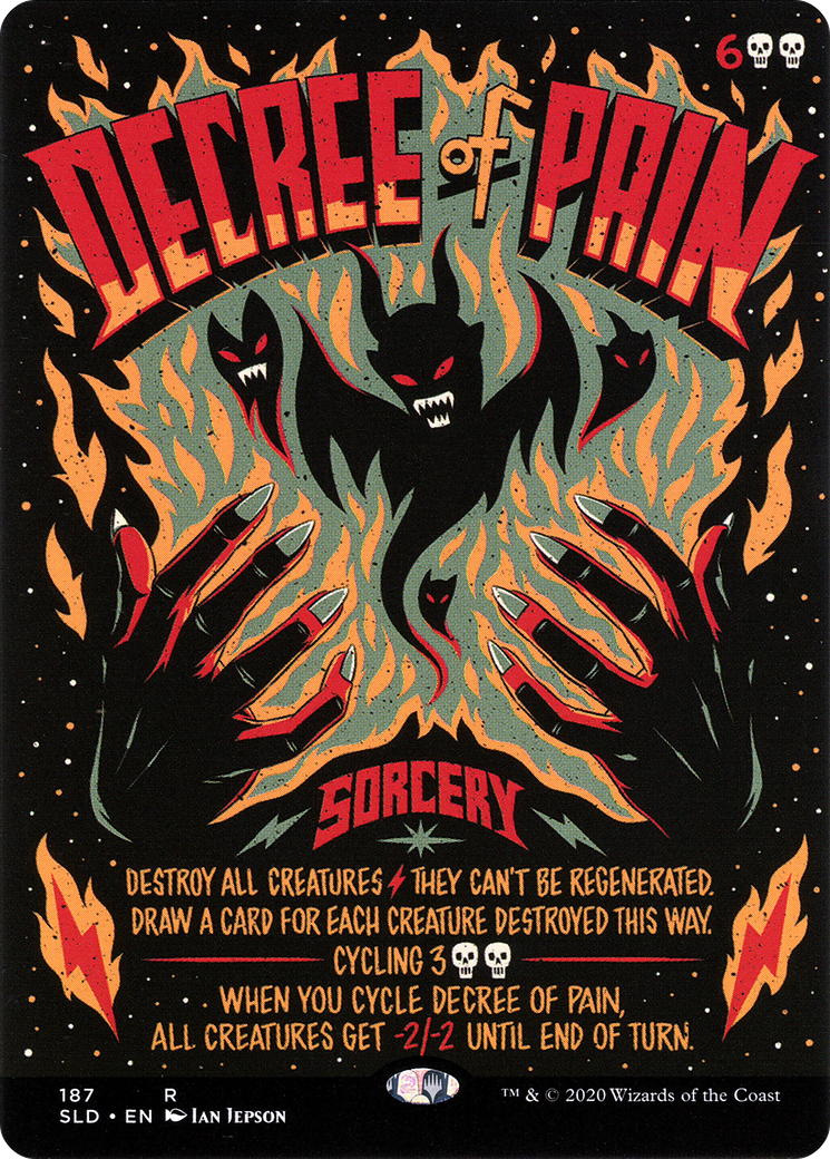 Decree of Pain (SLD-187) (Borderless) [Secret Lair Drop]
