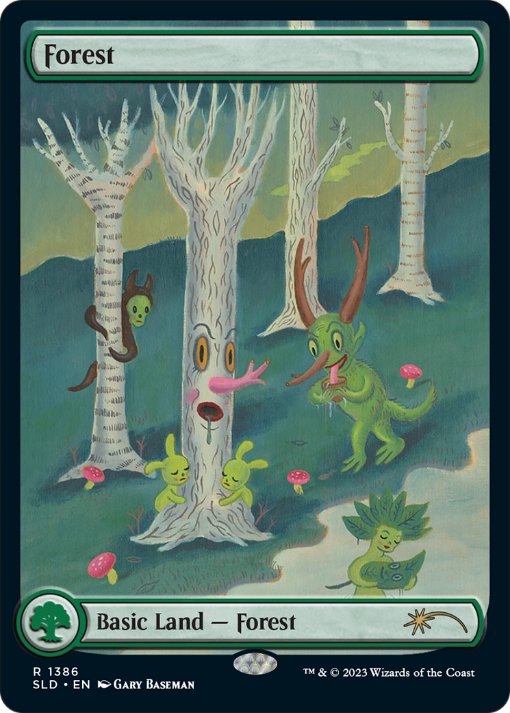 Forest (SLD-1386) [Secret Lair Drop]: (Full Art)