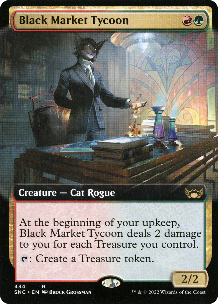 Black Market Tycoon (Extended Art) (SNC-434) [Streets of New Capenna]