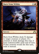 Burn from Within (PRE-148S) [Shadows over Innistrad Promos] Foil