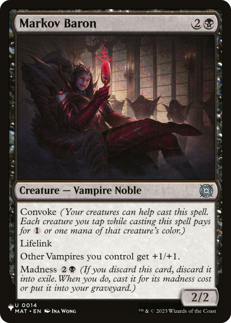 Markov Baron (LIST-MAT-14) [The List]