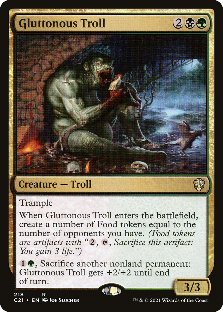 Gluttonous Troll (C21-218) [Commander 2021]