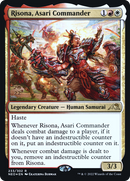 Risona, Asari Commander (PRE-233) [Kamigawa: Neon Dynasty Promos] Foil