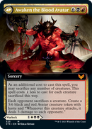 Extus, Oriq Overlord // Awaken the Blood Avatar (STX-323) [Strixhaven: School of Mages]: (Extended Art) Foil