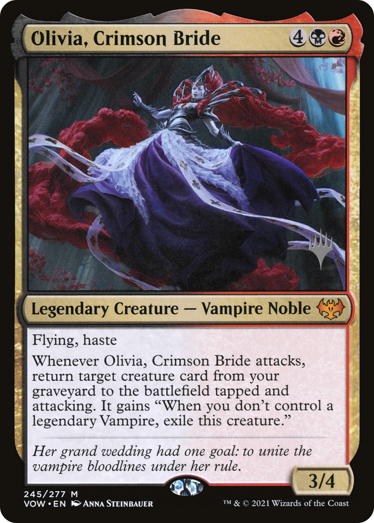Olivia, Crimson Bride [Promo Pack: Innistrad: Crimson Vow Promos] Foil
