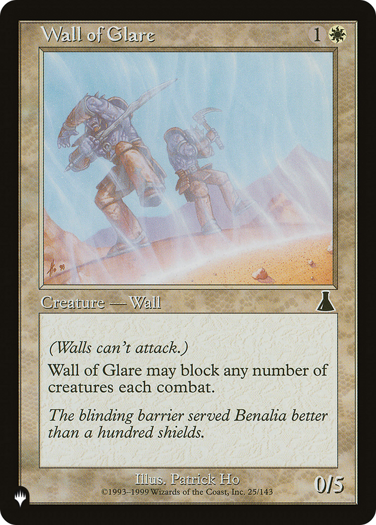 Wall of Glare (LIST-UDS-25) [The List]