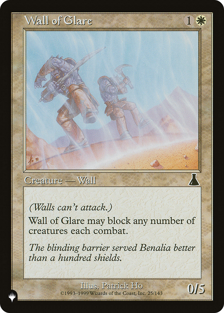 Wall of Glare (LIST-UDS-25) [The List]