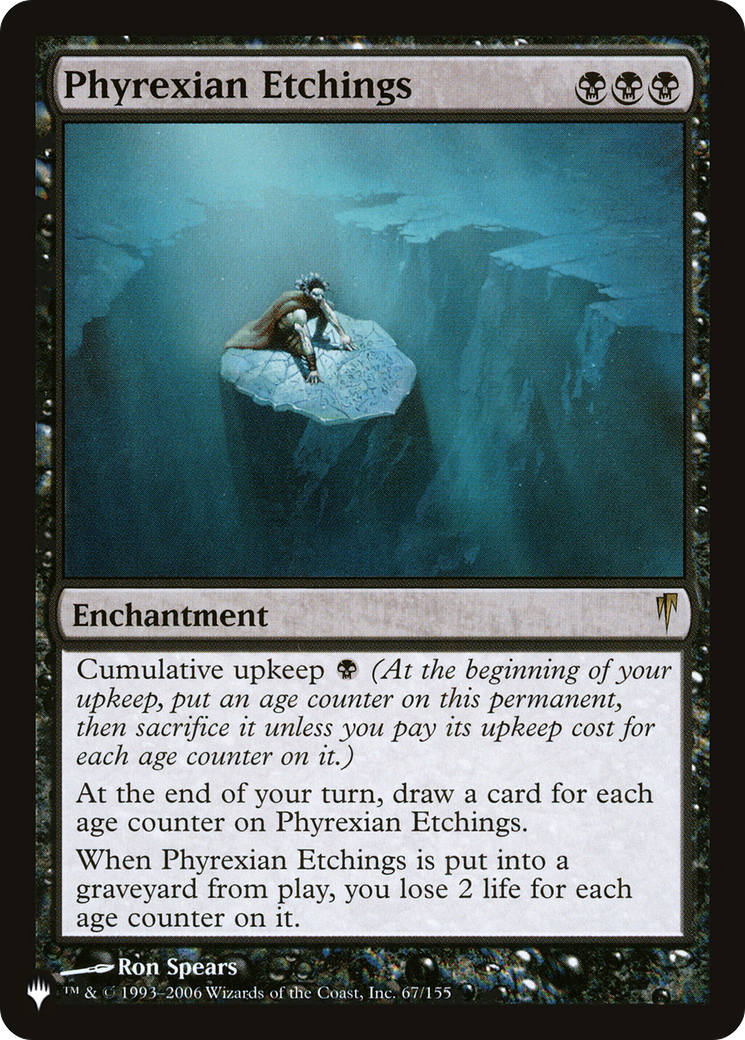 Phyrexian Etchings (LIST-CSP-67) [The List]