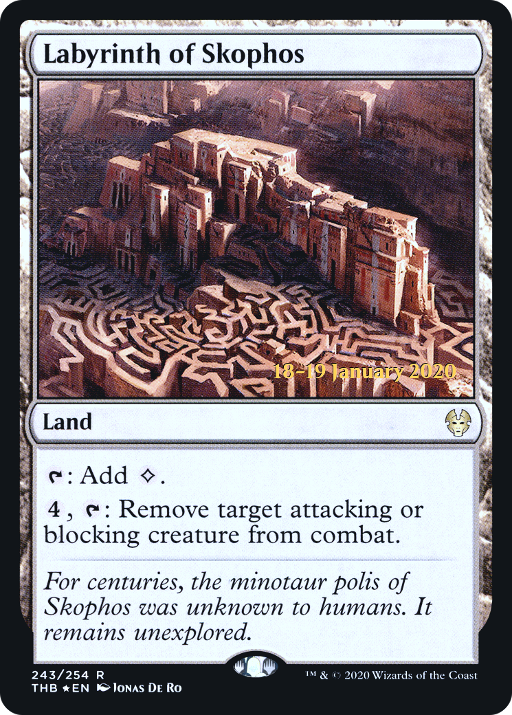 Labyrinth of Skophos (PRE-243S) [Theros Beyond Death Promos] Foil