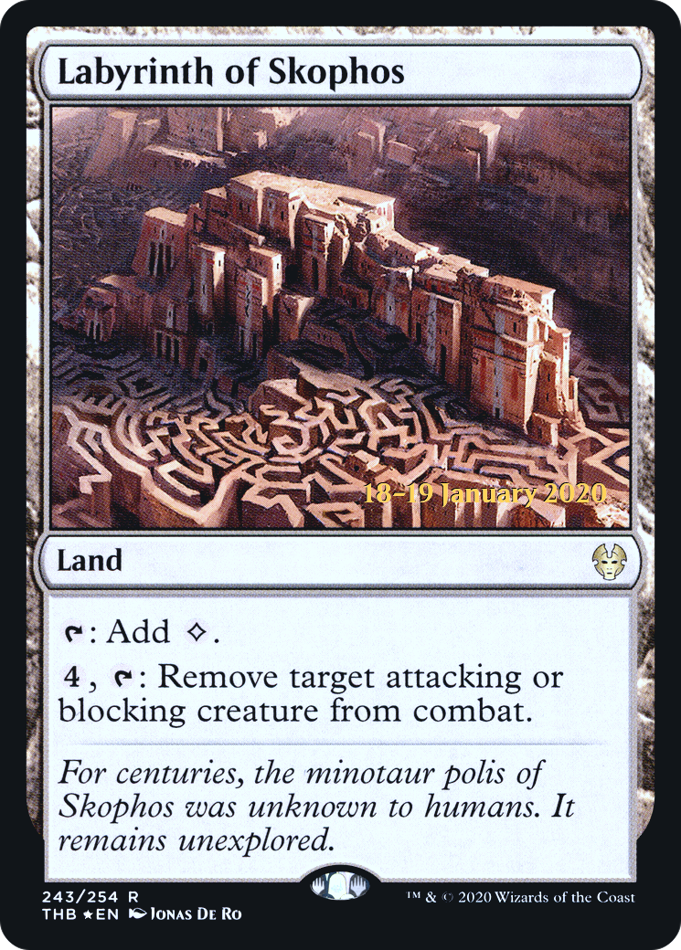 Labyrinth of Skophos (PRE-243S) [Theros Beyond Death Promos] Foil