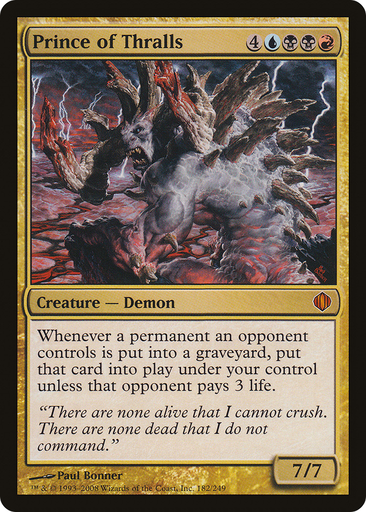 Prince of Thralls (ALA-182) [Shards of Alara]
