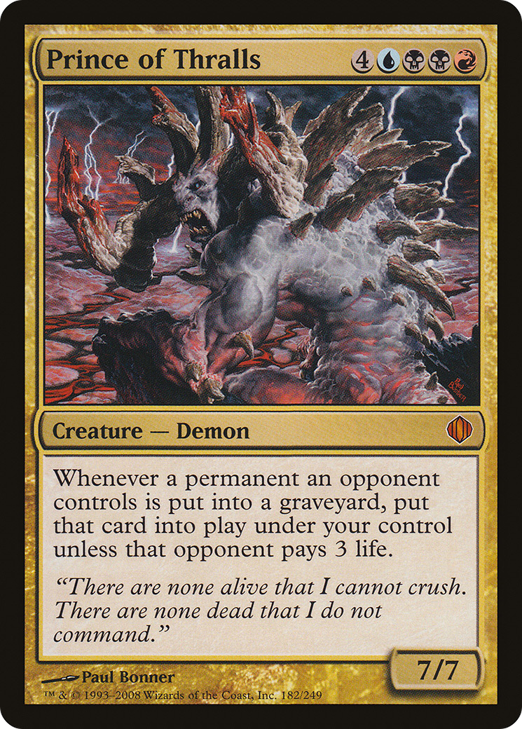 Prince of Thralls (ALA-182) [Shards of Alara]