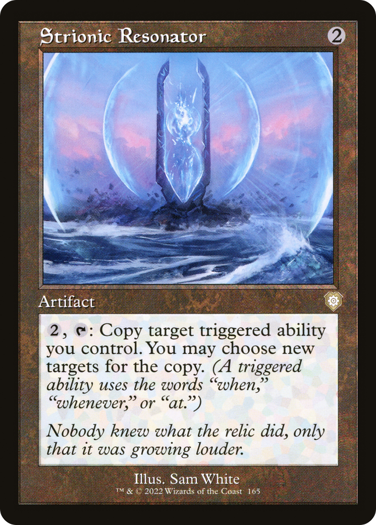 Strionic Resonator (Retro Frame) (BRC-165) [The Brothers' War Commander]