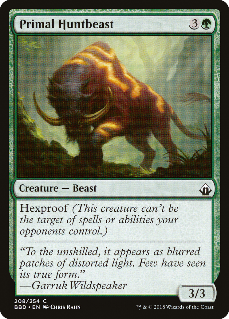 Primal Huntbeast (BBD-208) [Battlebond] Foil