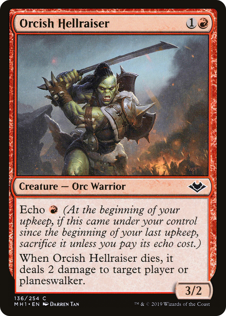 Orcish Hellraiser (MH1-136) [Modern Horizons]