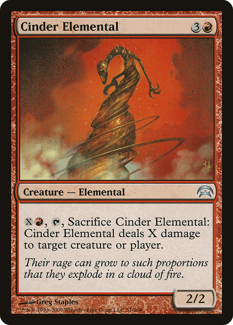 Cinder Elemental (HOP-051) [Planechase]