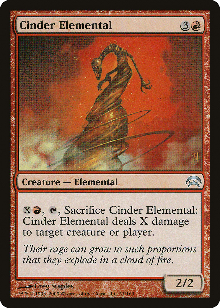 Cinder Elemental (HOP-051) [Planechase]