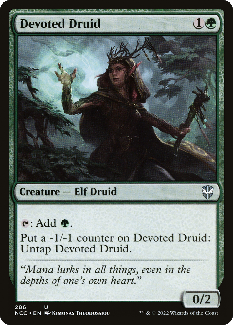 Devoted Druid (NCC-286) [New Capenna Commander]