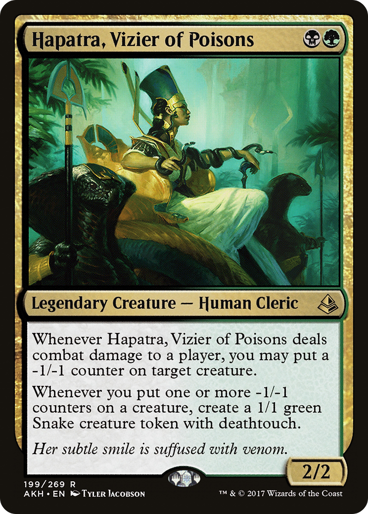 Hapatra, Vizier of Poisons (AKH-199) [Amonkhet]