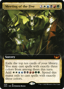 Meeting of the Five (Extended Art) (SNC-436) [Streets of New Capenna]