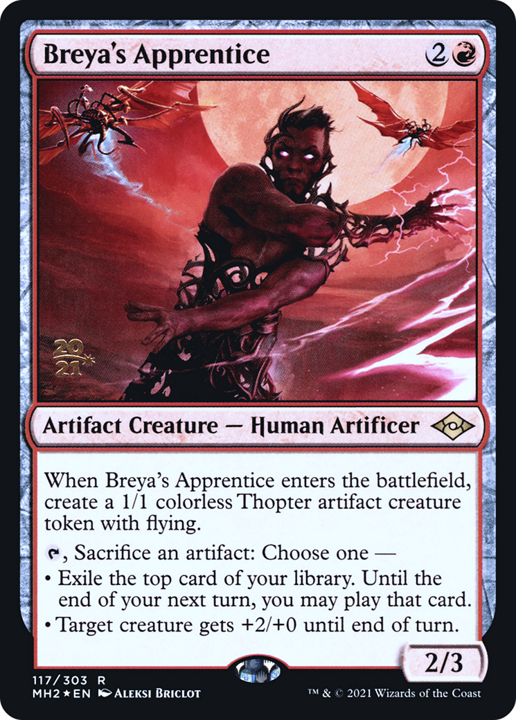 Breya's Apprentice (PRE-117S) [Modern Horizons 2 Promos] Foil