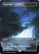 Strip Mine (Borderless) (Galaxy Foil) (SLD-472) (Borderless) [Secret Lair Drop] Foil