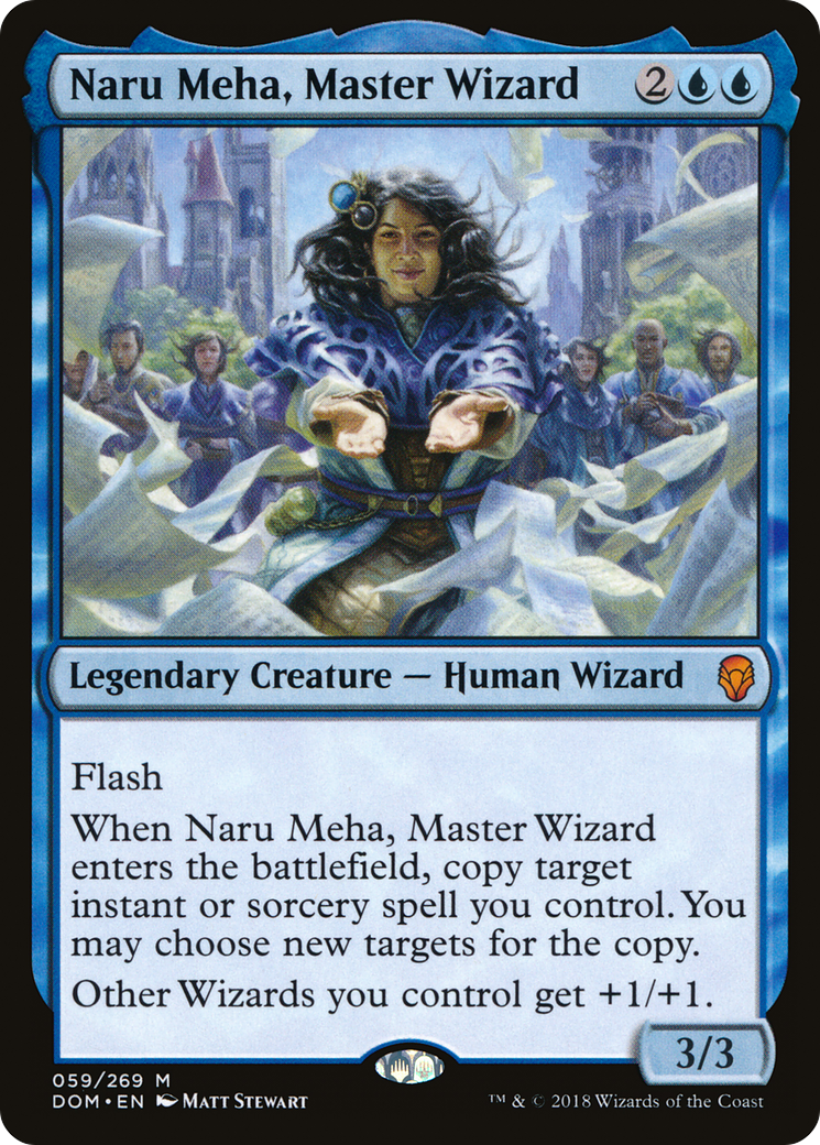 Naru Meha, Master Wizard (DOM-059) [Dominaria]