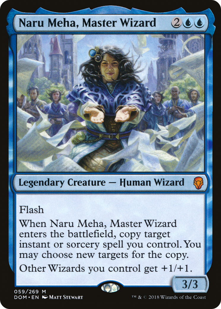 Naru Meha, Master Wizard (DOM-059) [Dominaria]