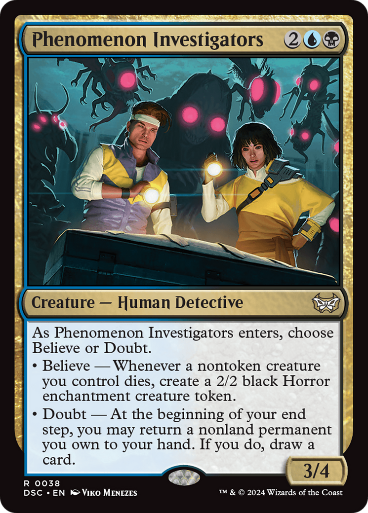 Phenomenon Investigators (DSC-038) [Duskmourn: House of Horror Commander]