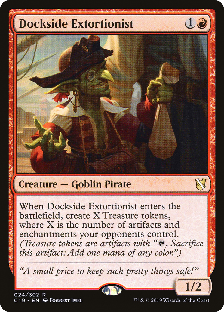 Dockside Extortionist (C19-024) [Commander 2019]