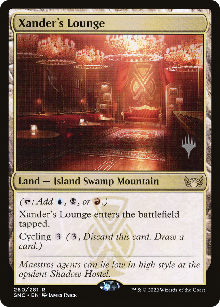 Xander's Lounge (PPSNC-260) [Promo Pack: Streets of New Capenna Promos]