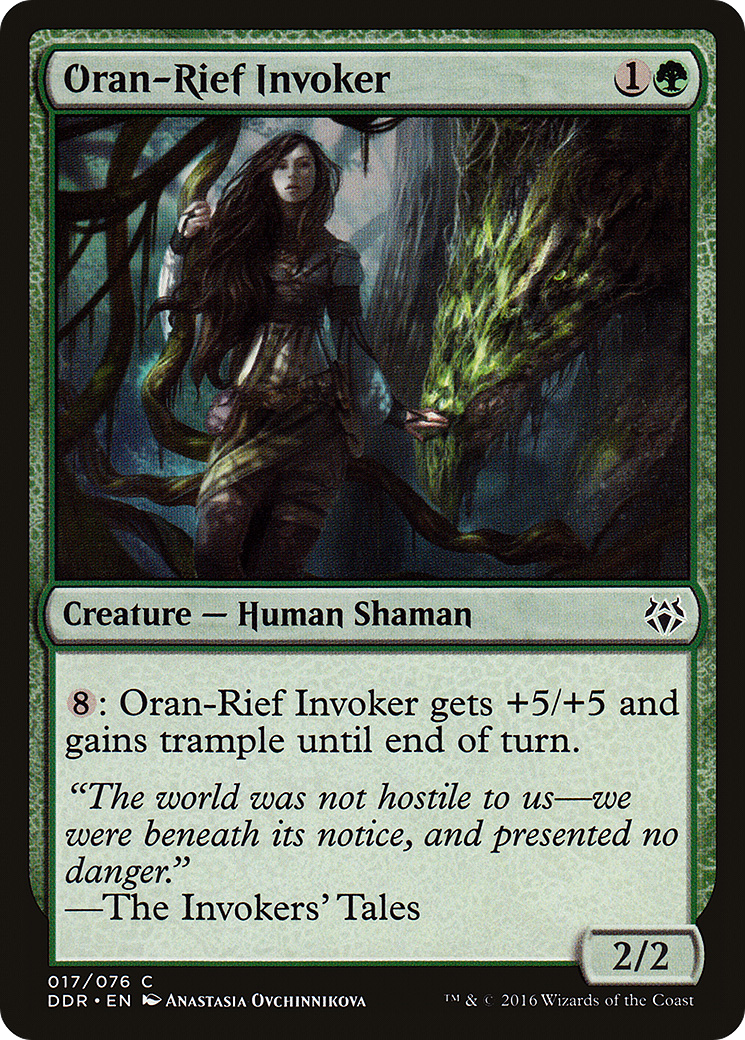 Oran-Rief Invoker (DDR-017) [Duel Decks: Nissa vs. Ob Nixilis]