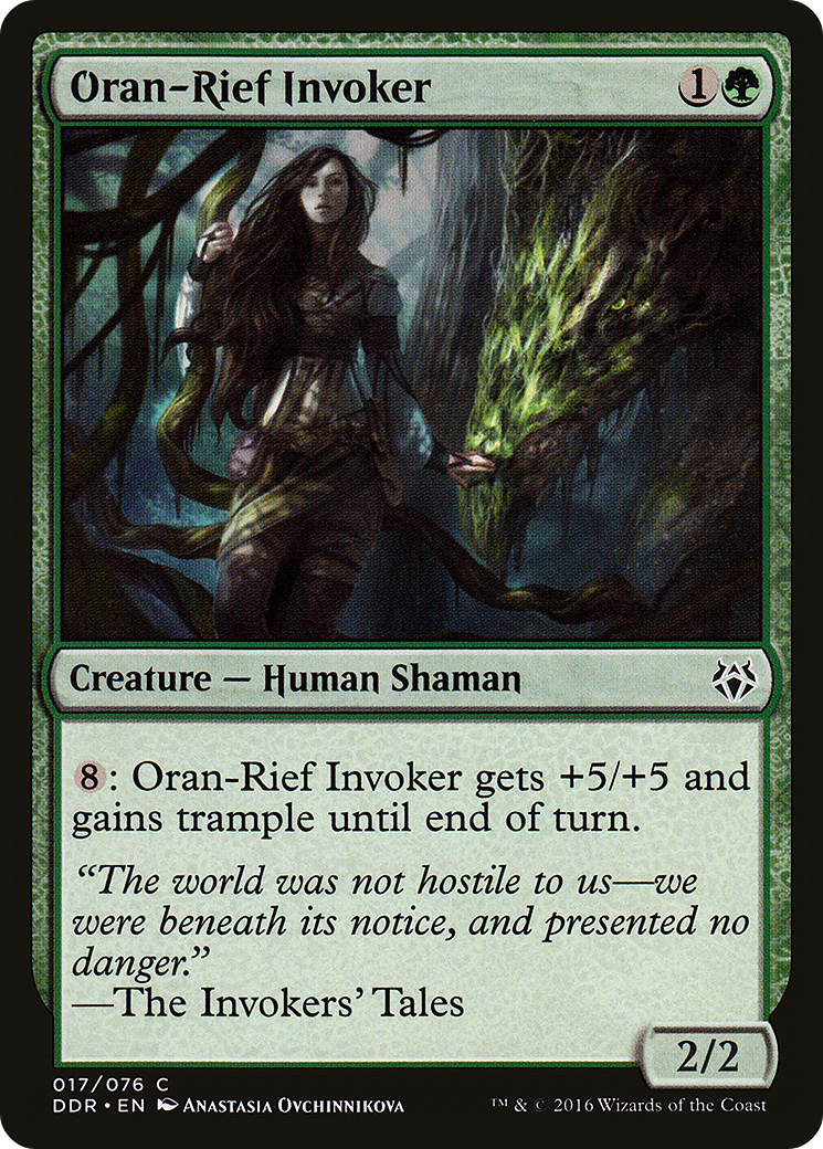 Oran-Rief Invoker (DDR-017) [Duel Decks: Nissa vs. Ob Nixilis]