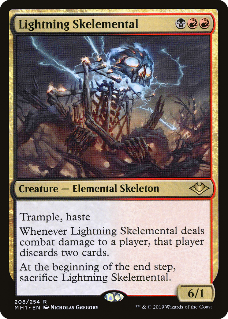 Lightning Skelemental (MH1-208) [Modern Horizons]