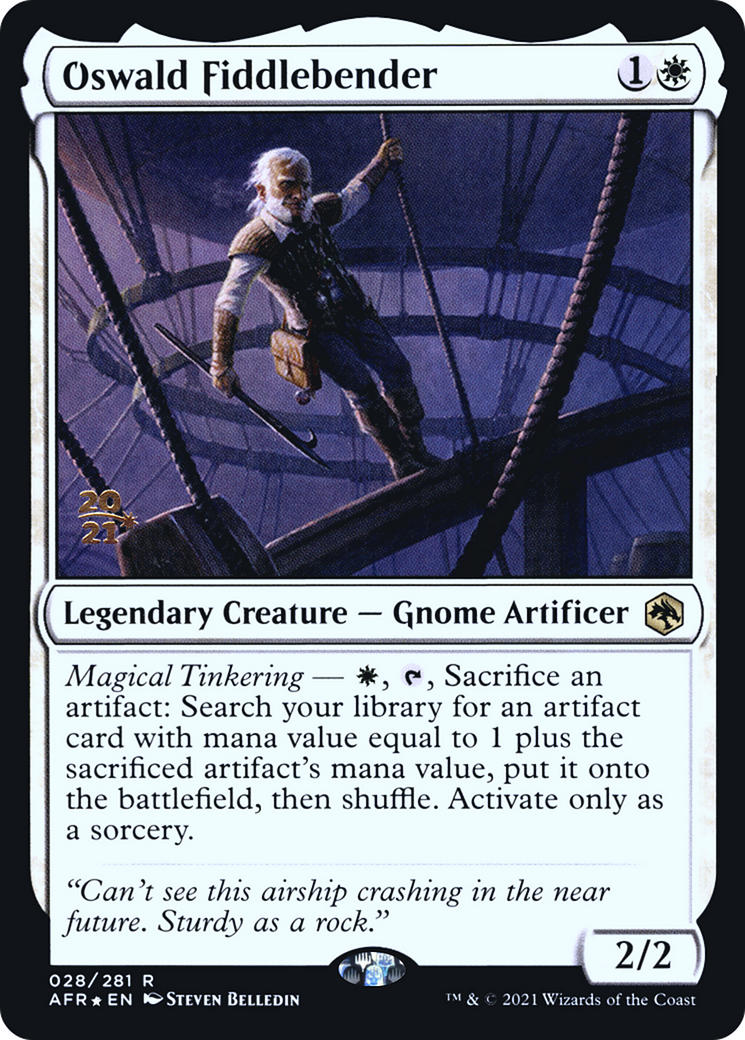 Oswald Fiddlebender (PRE-28S) [Adventures in the Forgotten Realms Promos] Foil